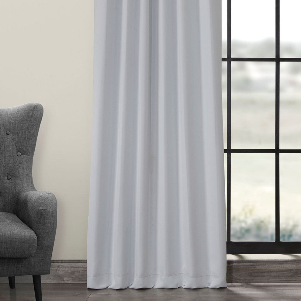 Room Darkening Curtain Panel Pair, Artic Gray, 50"x108"