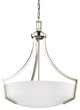 Generation Lighting Lighting 3-Light Pendant, Brushed Nickel