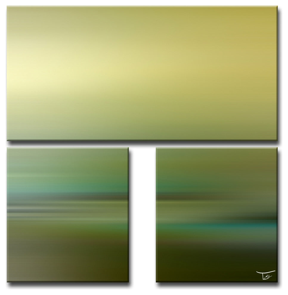 Ready2HangArt  'Blur Stripes LXVIII' by Tristan Scott Canvas Art Set, 24"x24"