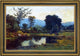 John Joseph Enneking Peaceful Valley Framed Premium Canvas Print, 18"x27"