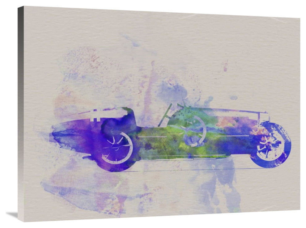 "Bugatti Type 35 R Watercolor 2" Fine Art Print