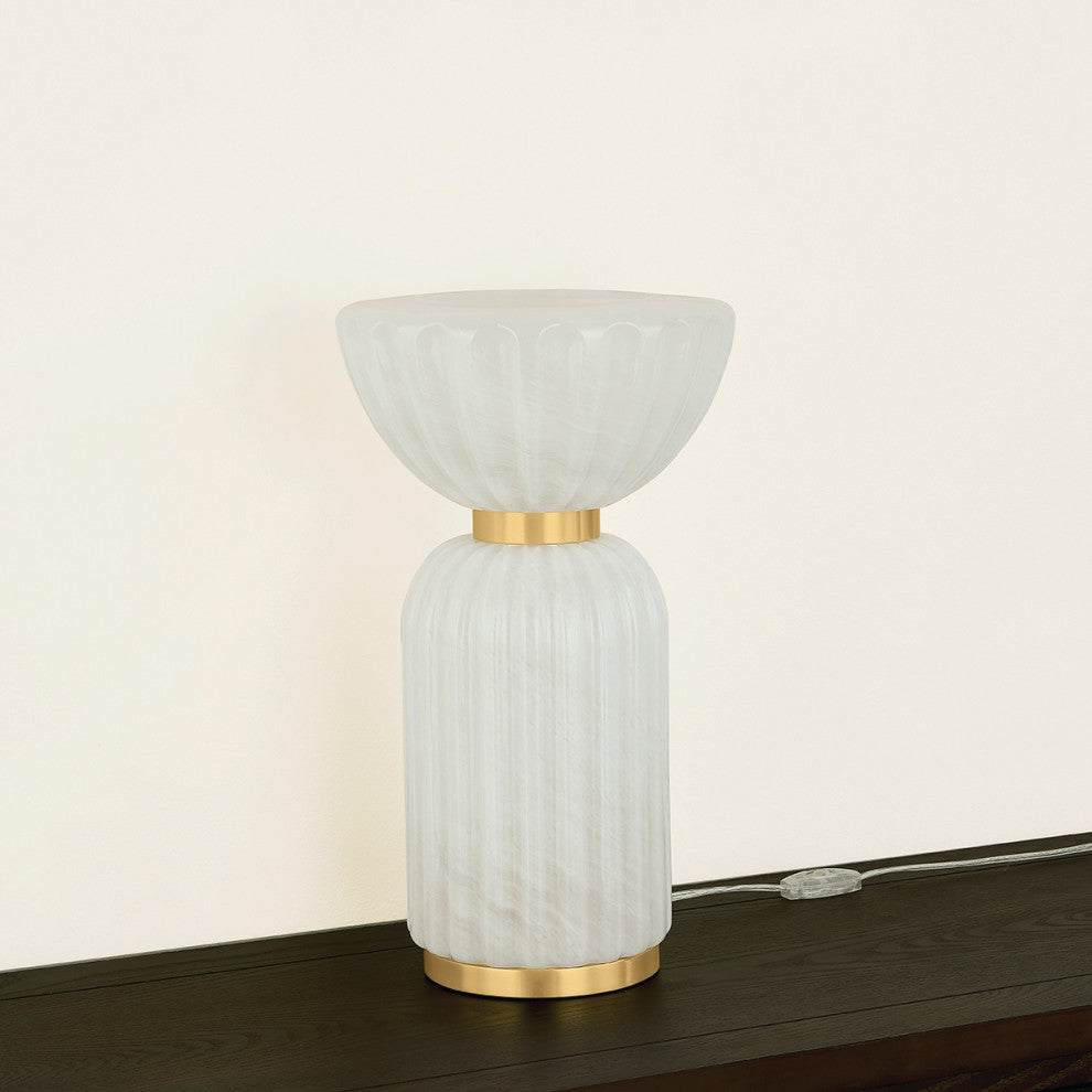 Mitzi Cordelia Table Lamp Aged Brass