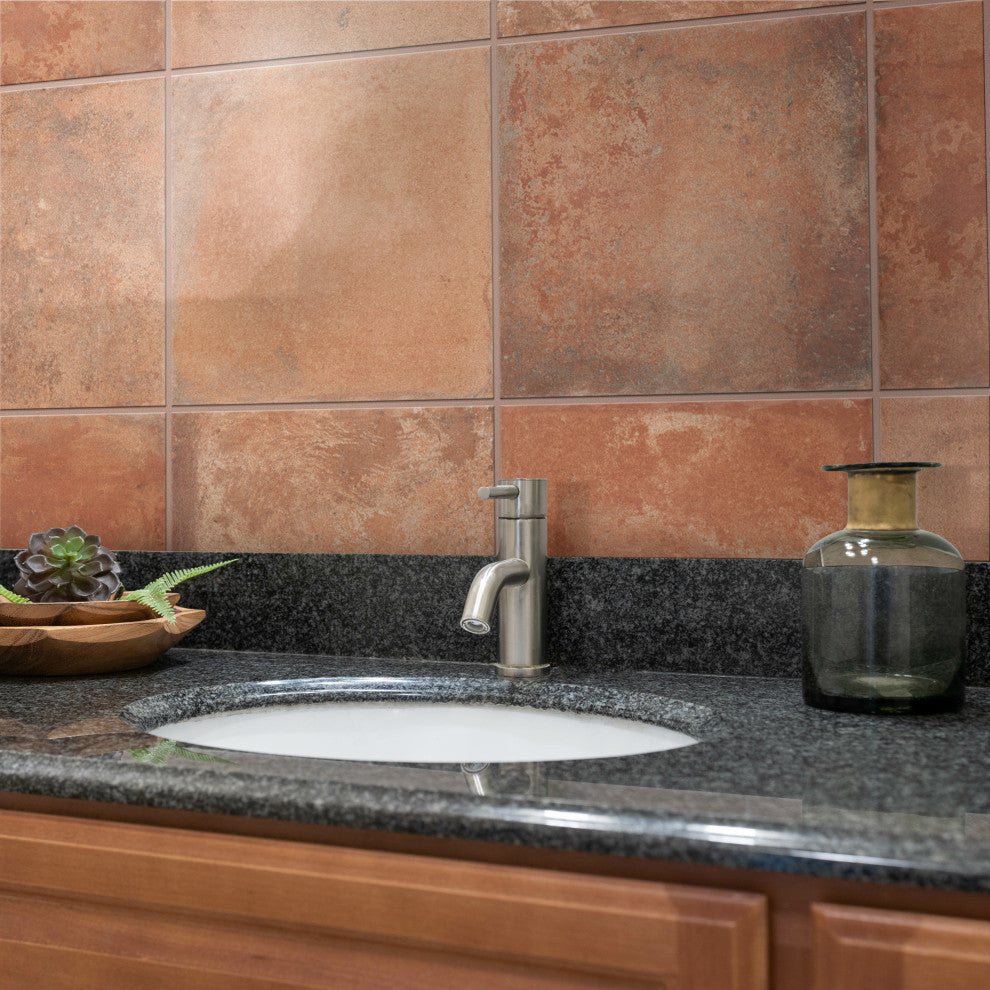Americana Porcelain Floor and Wall Tile, Brown
