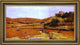Isaac Ilich Levitan Valley of a River Study Framed Premium Canvas Print, 14"x28"