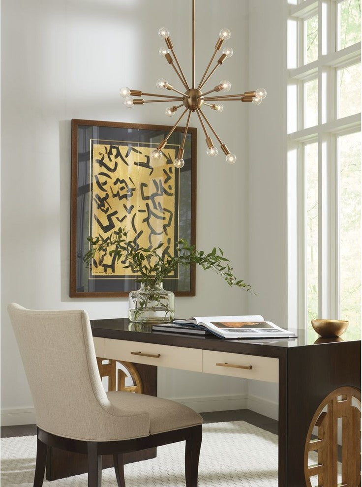 Ion 16-Light Chandelier, Brushed Bronze