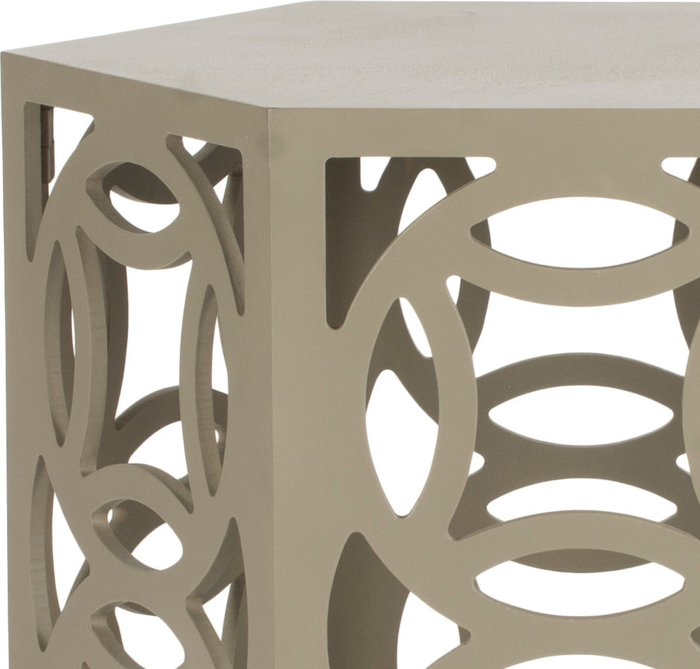 Safavieh Natanya Side Table, Pearl Taupe
