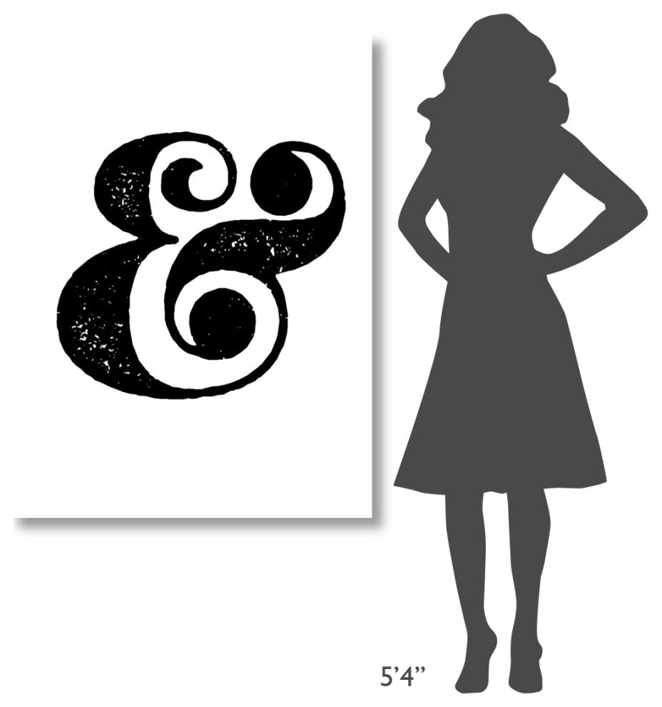 "Ampersand Poster White" Fine Art Print