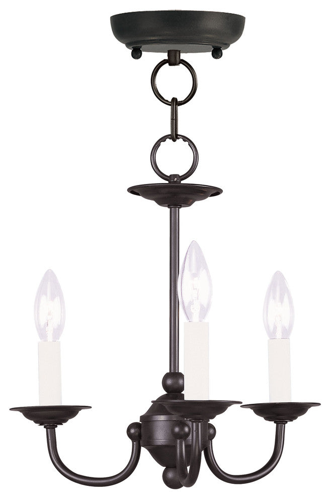 Home Basics Mini Chandelier, Black