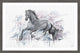 "Graceful Horse" Framed Painting Print, 24"x16"