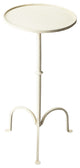Butler Founders White Iron Pedestal Table