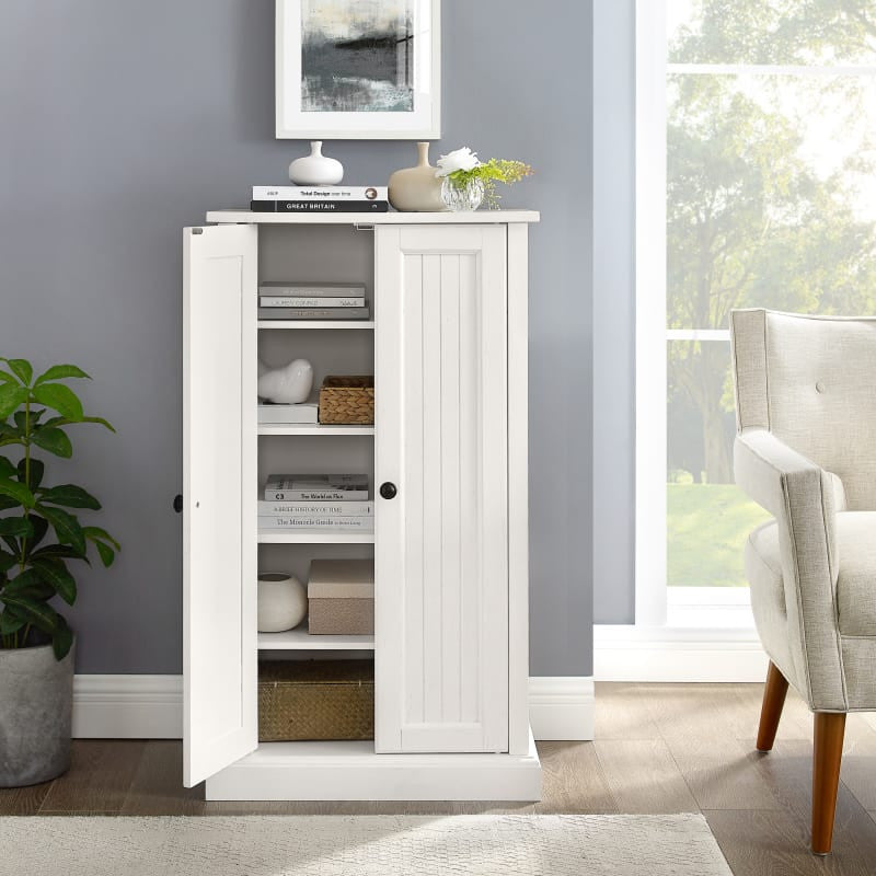Seaside Accent Cabinet, White