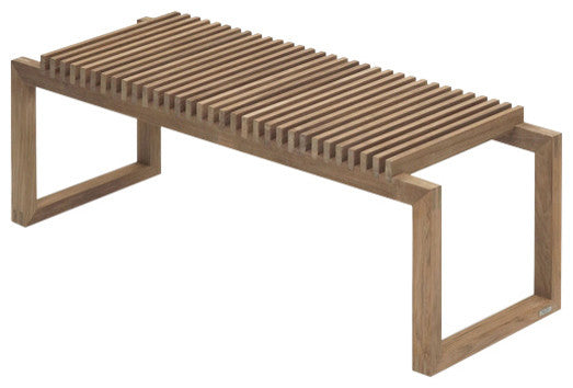 Skagerak Cutter Bench, Walk the Plank, Teak