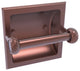 Continental Recessed Toilet Tissue Holder With Twist Accents, Antique Copper