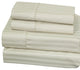 650 TC 22" Extra Deep Pocket Stripe Sheet Set, Ivory, Queen