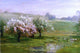 Arthur Parton Blossoming Trees Premium Canvas Print