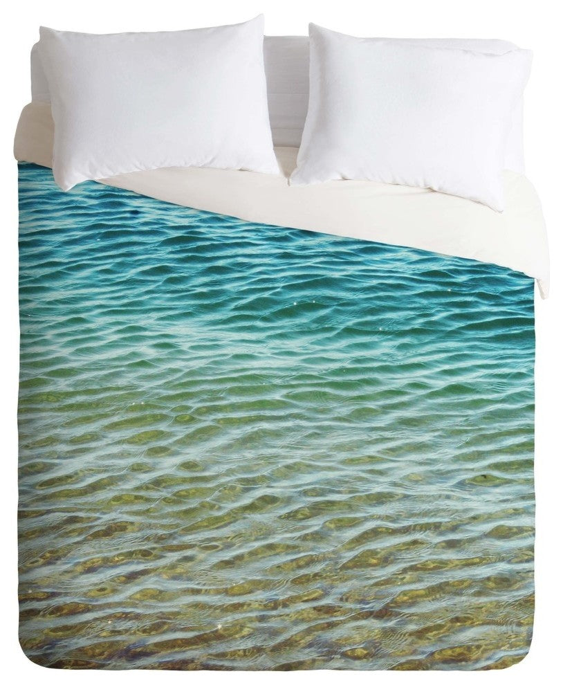 Deny Designs Shannon Clark Ombre Sea Duvet Cover - Lightweight