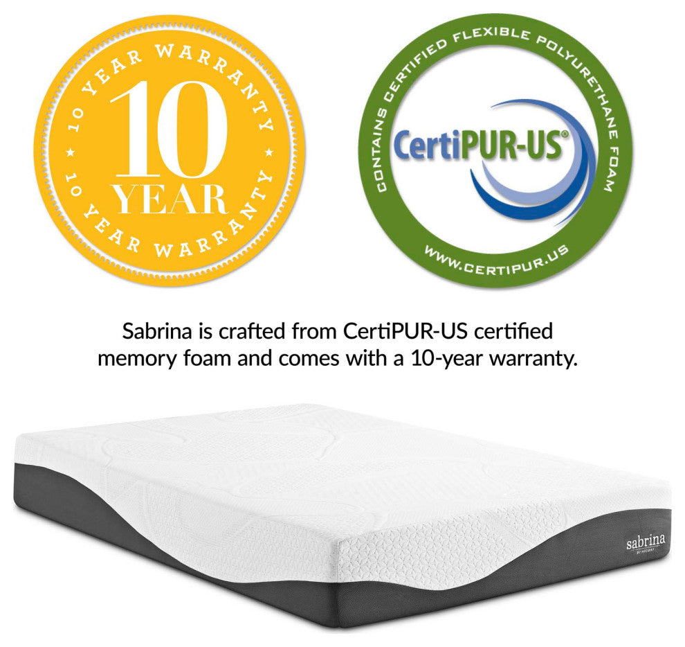 Sabrina 12" Queen Memory Foam Mattress