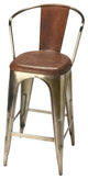 Butler Roland Iron & Leather Barstool