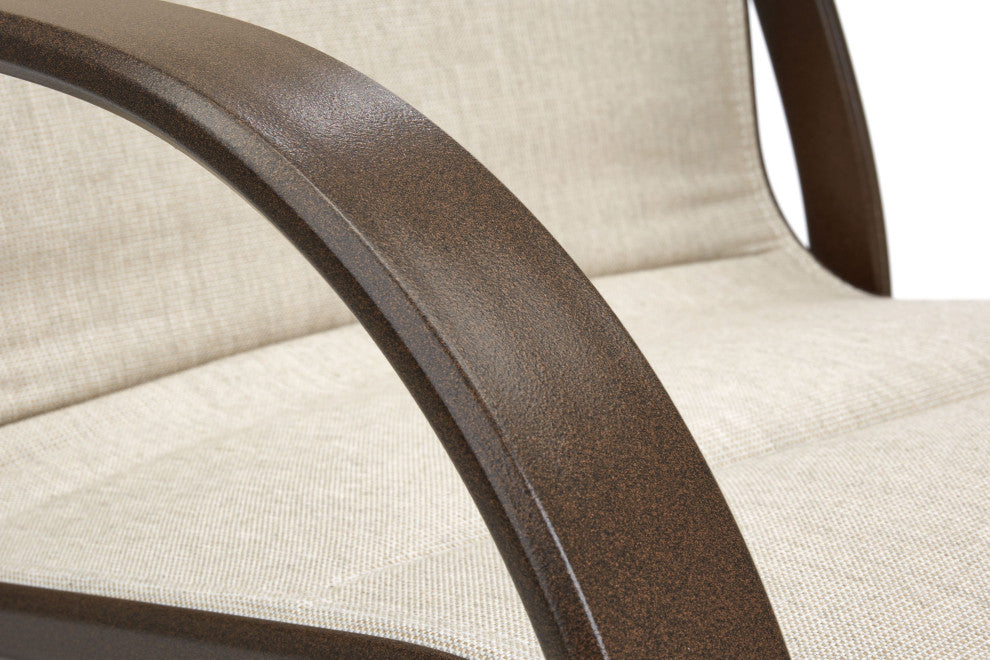 Key West Padded Sling Ultra High Back Dining Chair