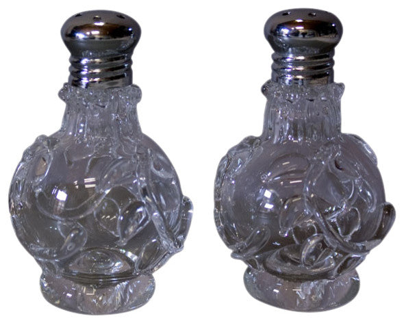 Junior Fern Clear Salt and Pepper Shaker Set