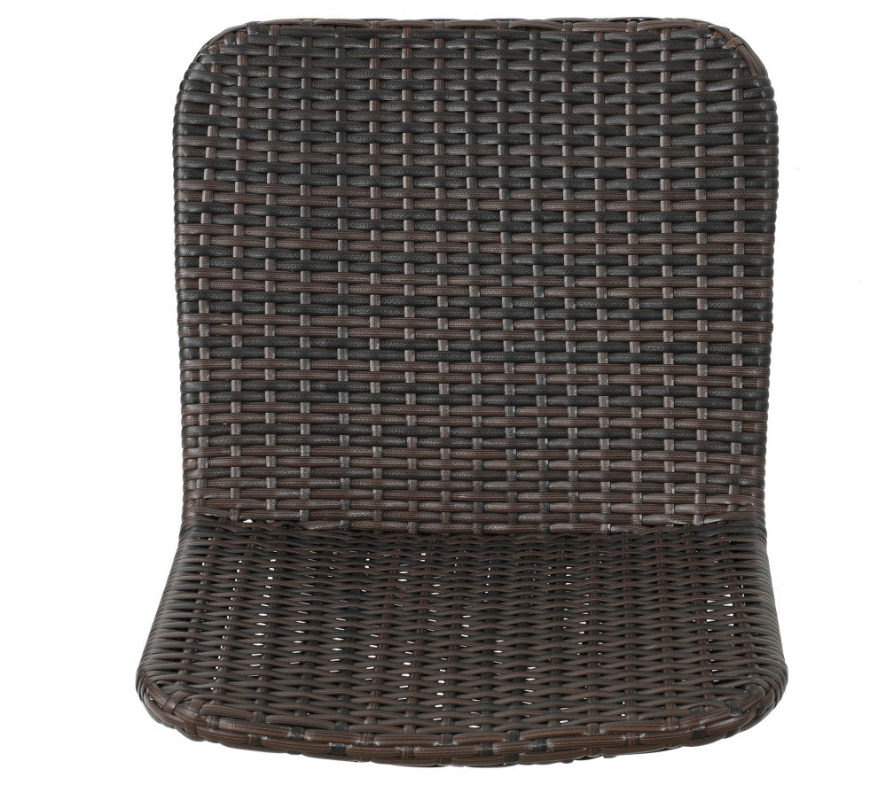 Taylor Outdoor 2 Seater Industrial Acacia Wood and Iron Bar Set