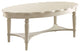 Benzara BM156814 Conventional Coffee Table, Antique White
