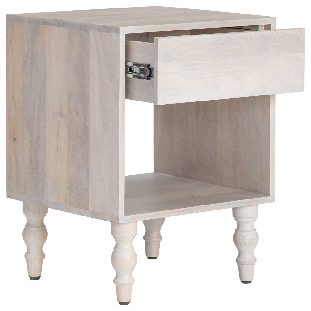 Rhonda Night Stand, Whitewash