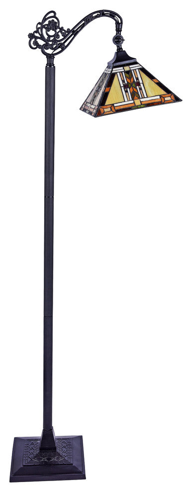 Gode 1-Light Reading Floor Lamp 11"