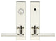 SF251 Sequoia Lever, Tubular Dummy Entry WithDummy Cylinder, Stainless Steel, LH
