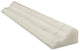 Arabescato Carrara 2x12 Chair Rail Honed, 1"x12", Set of 10