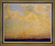Henri Le Sidaner SunsetFramed Premium Canvas Print, 16"x20"
