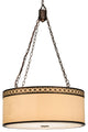 30W Cilindro Quatrefoil Textrene Pendant
