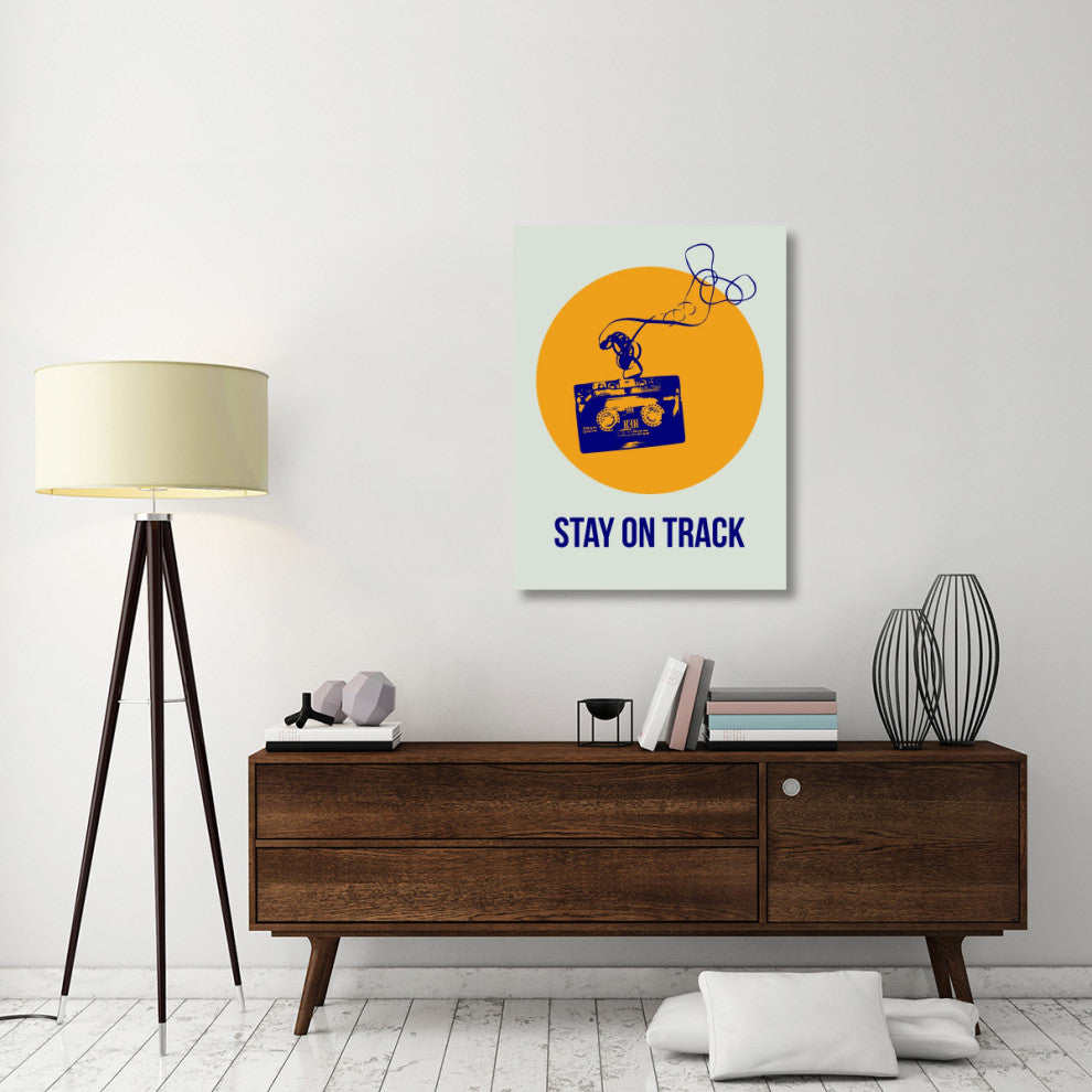 "Stay On Track Circle Poster 2" Fine Art Print