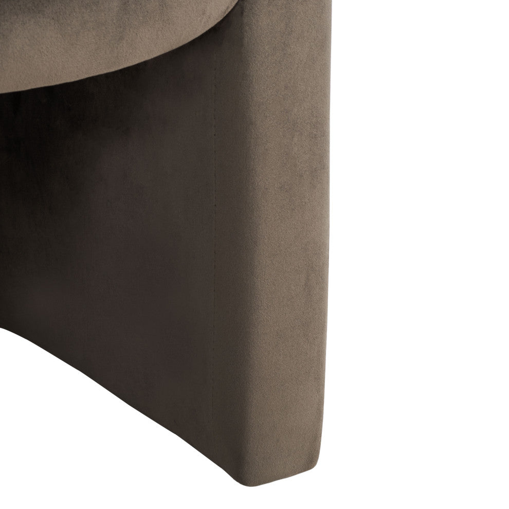 Safavieh Laylette Upholstered Accent Chair, Dark Brown