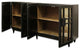 Rourke Sideboard Four Mirrored Doors Mango Wood