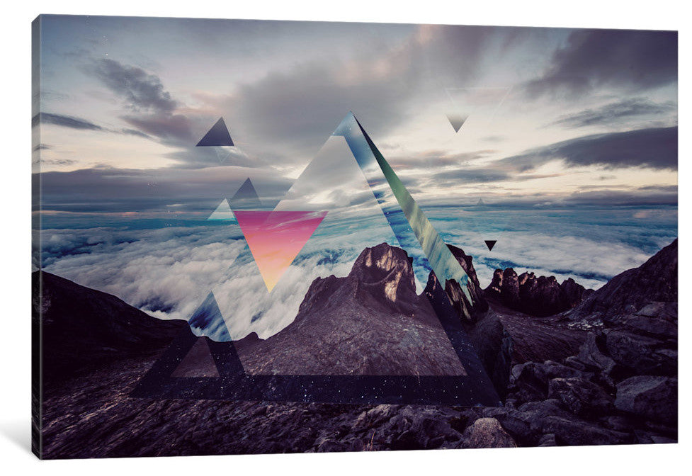 "Tetragrammatons Peak Gallery" by 5by5collective, 26x18x1.5"