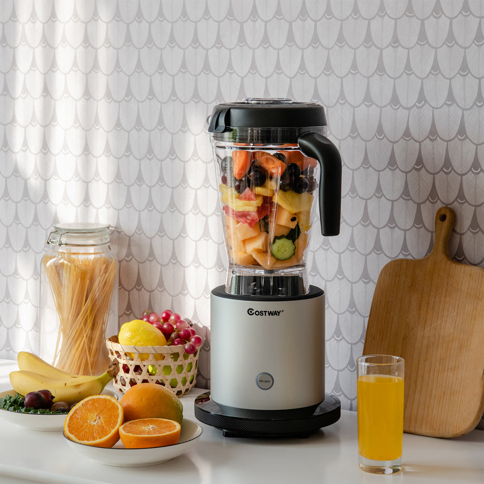 Costway 1500W Countertop Blender Smoothie Maker High Power Blender w/ 10 Speeds