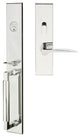 Toronto Lever, Mortise Entry Handleset, Right Hand, Polished Stainless Steel