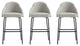 Manhattan Comfort Gracie Barstool, Set of 3
