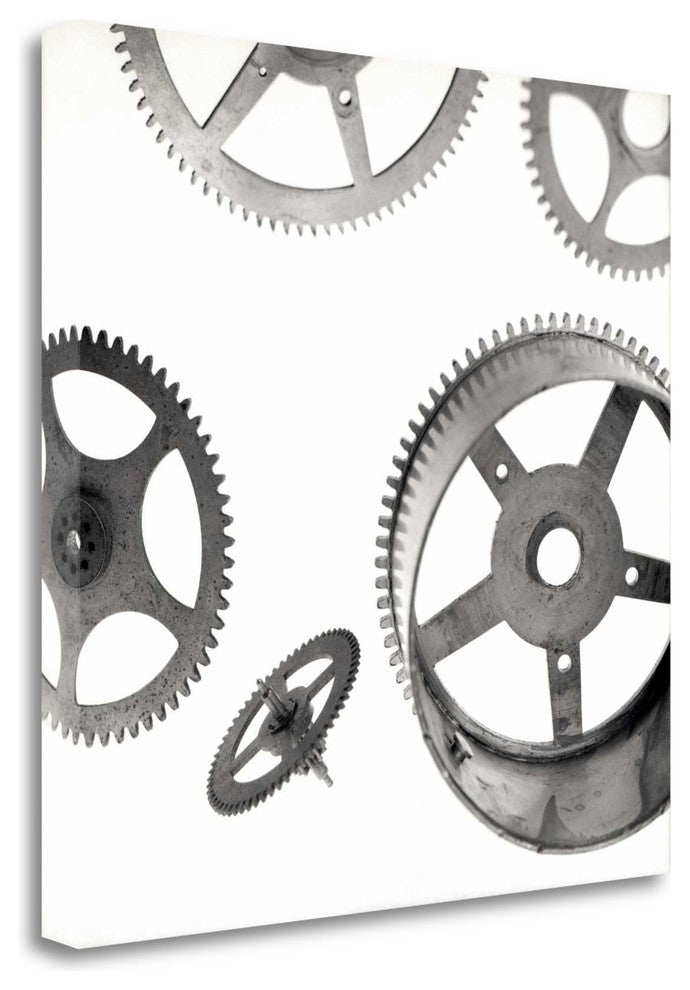 "Retro - Gears - 4" By Alan Blaustein, Giclee Print on Gallery Wrap Canvas