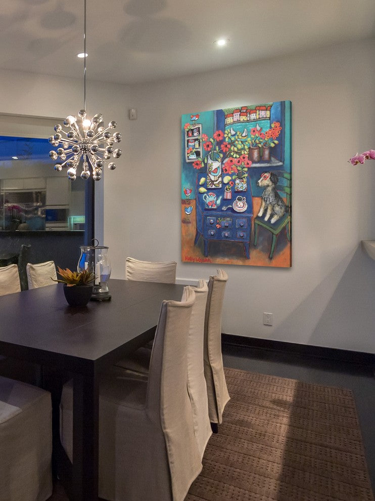 Marmont Hill, "A Sea View" by Holly Wojahn Painting on Wrapped Canvas, 40x52