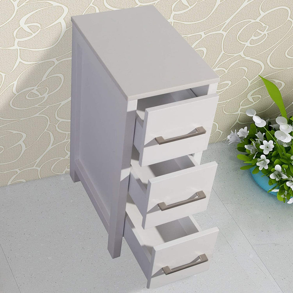 Vanity Art Vanity Cabinet, 12", White