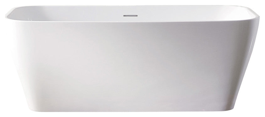 Augustine Soaking Bathtub, 59"x31.5", 59"