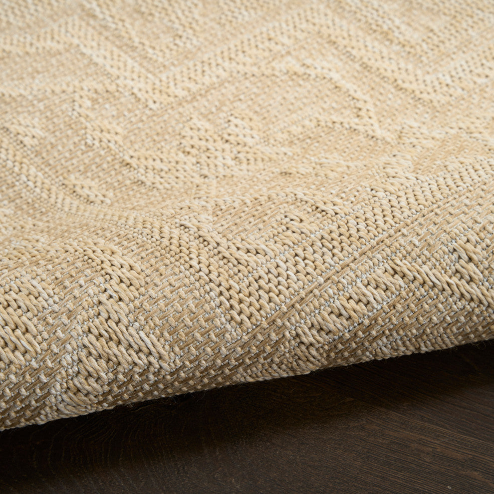 Nourison Tulum 2' x 3' Cream Outdoor Rug