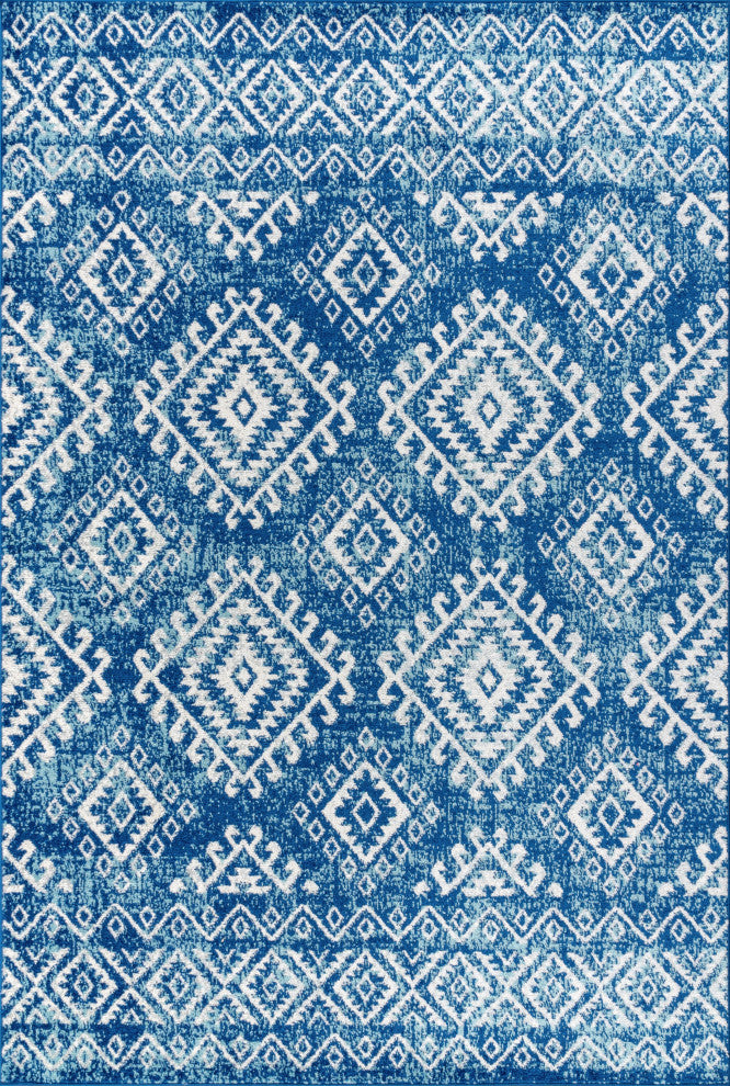 Moroccan HYPE Boho Vintage Tribal Area Rug, 5 X 8