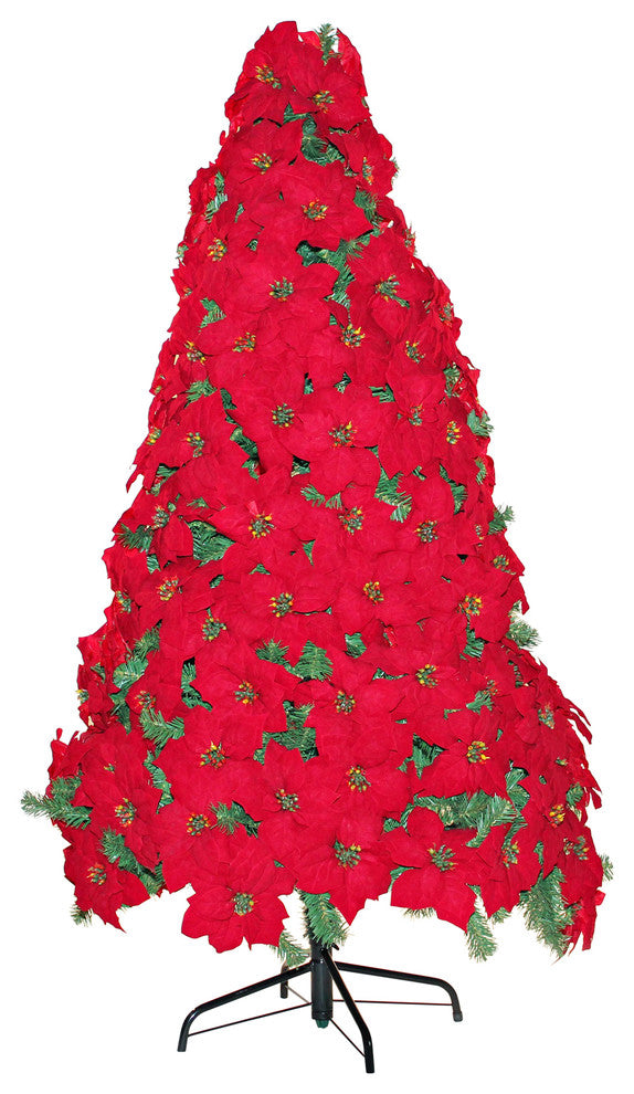 6' Tall Poinsettia Tree