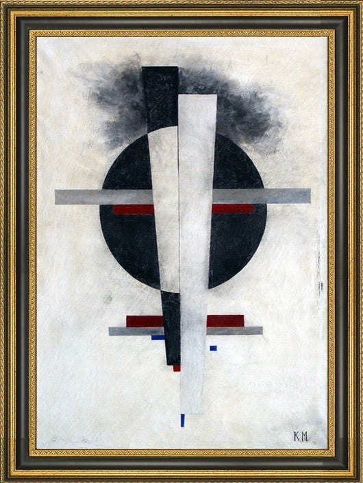 Kazimir Malevich Suprematic - 18" x 27" Framed Premium Canvas Print