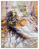 "The River over the Girl" Glossy Metal Wall Art, 3 Panels, 28"x36"