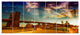 Relaxing in Brooklyn Bridge Park, Cityscape Canvas Print, 83"x32", 7 Panels