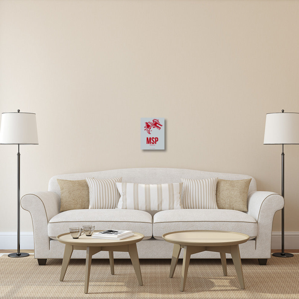 "MSP Minneapolis Poster 3" Fine Art Print